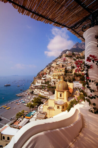 A dramatic view, Italian village of Positano