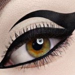 black eyeliner temporary tattoo