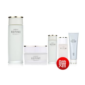 高丝 (Kose) 莱菲明星滋润套装(维他命E-C乳液120ml+维他命E-C面霜50g送洁面霜25g+化妆水30ml+养颜露30ml) ￥99.0