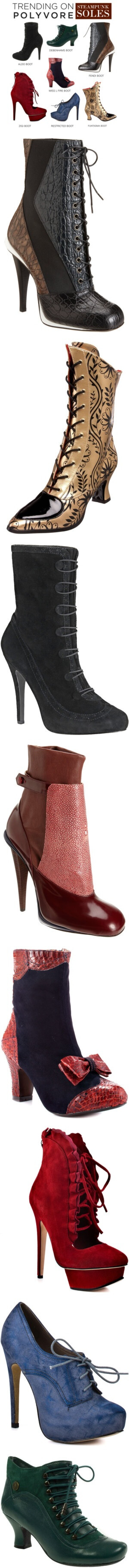 "Trending on Polyvore: Steampunk Soles" by polyvore-editorial on Polyvore