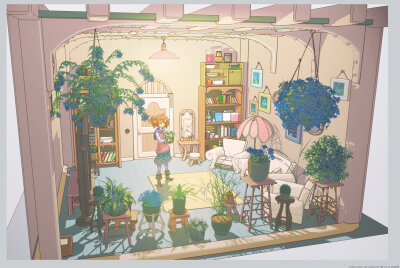 Flower room by *arsenixc on deviantART