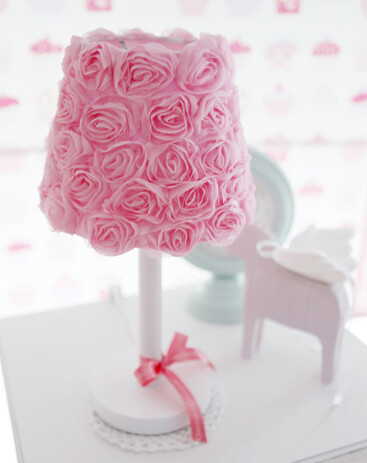 pink rose lamp