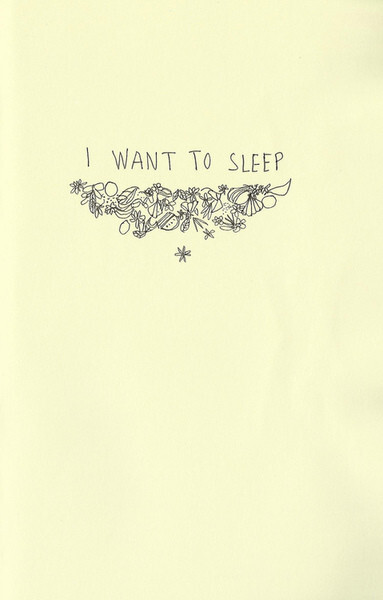 I want to sleep