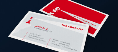 This business card is a part of a corporate identity package which features the guiding success of a lighthouse.