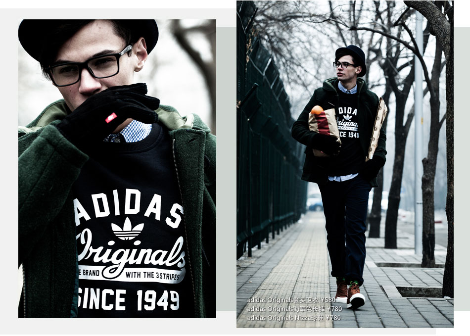 和你印象中的校园风说再见 adidas originals 90's collegiate