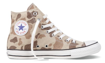 2月新款 CONVERSE Chuck Taylor All Star 迷彩潮流 淡土黄