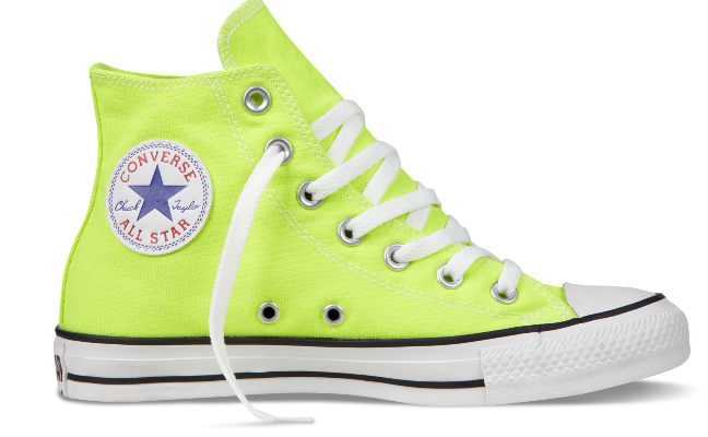 2月新款 CONVERSE/匡威Chuck Taylor All Star 新色彩 霓虹黄色