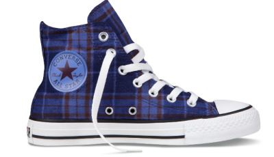 2月新款 CONVERSE/匡威 Chuck Taylor All Star 复古格纹 蓝色