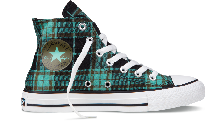 2月新款 CONVERSE Chuck Taylor All Star 复古格纹 橄榄绿