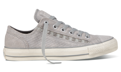 2月新款 Chuck Taylor All Star Eyerow Cutout 金属摇滚 灰色