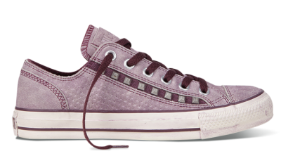 2月新款 Chuck Taylor All Star Eyerow Cutout 金属摇滚 紫色