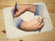 A creative 4 D painting