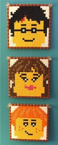 Harry Potter Lego Minifigure Heads for Craft: Zine's Geek Crafts Week