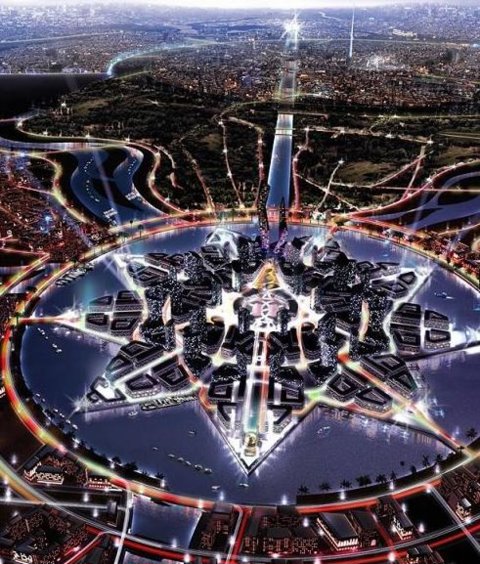 迪拜城市规划图图片