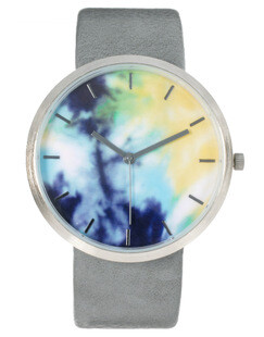 ASOS 英国代购 Tie Dye Face Watch 扎染手表