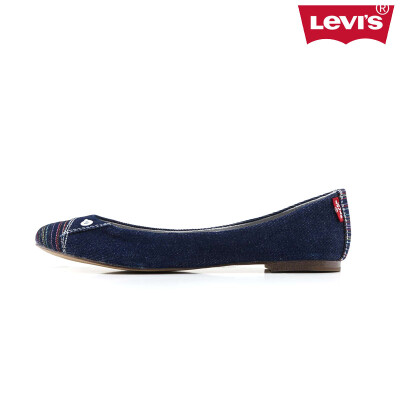 Levi's李维斯女士时尚宝蓝平底圆头单鞋