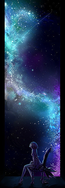 漫天繁星，坠入梦中。