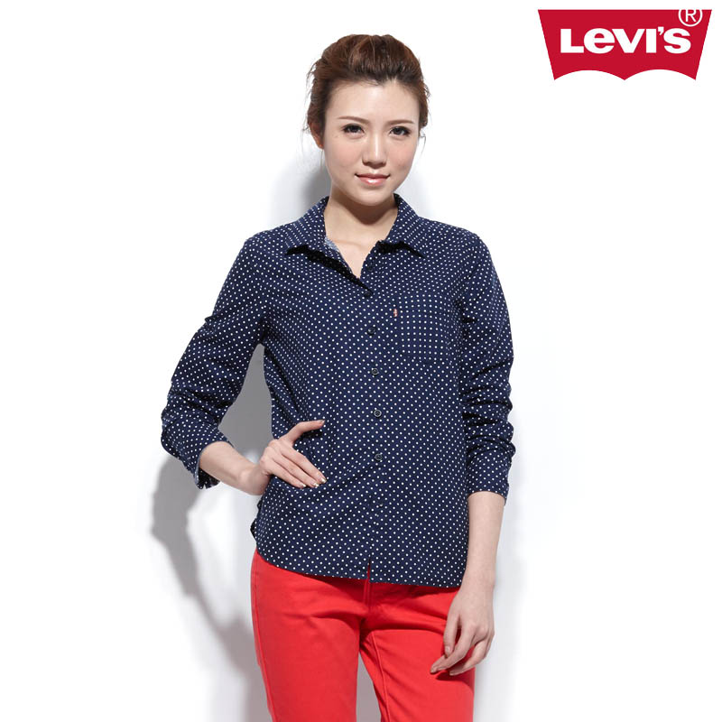 Levi's李维斯女士波点休闲衬衫