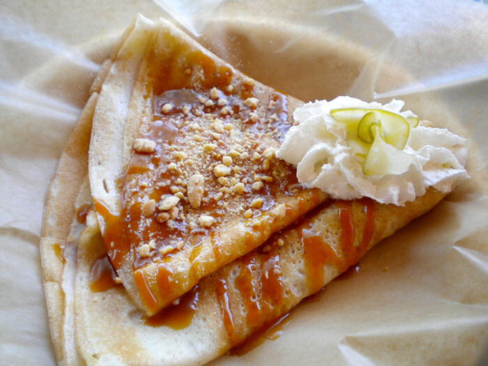 Tarte tatin crepe