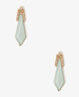 美国代购Shimmering Art Deco Earrings 锥形发光艺术耳环