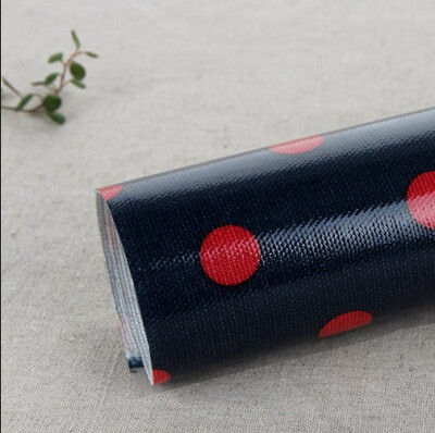 派子布艺手工防水布料包包桌布手作材料糖果色水玉点抢购