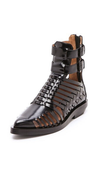 3.1 Phillip Lim PJ 镂空平底短靴