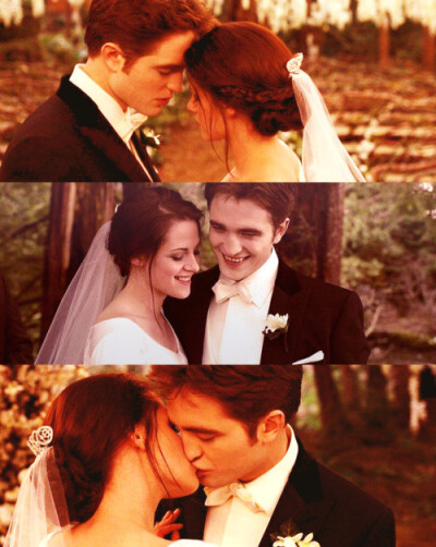 Robert Pattinson and Kristen Stewart——《暮光之城》