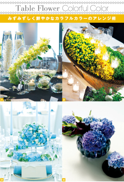 wedding table flower