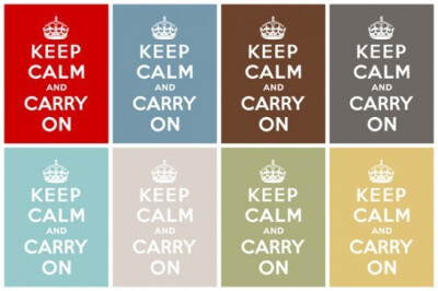 Keep Calm and Carry On 淡定›前行