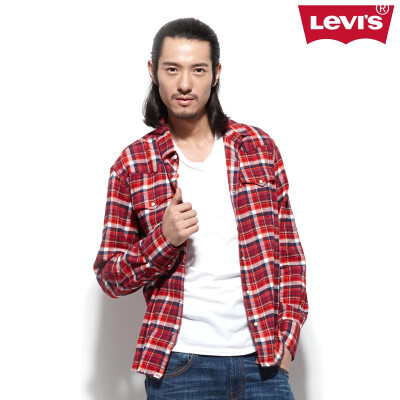 Levi's&nbsp;李维斯&nbsp;男士法兰绒格纹衬衫&nbsp;