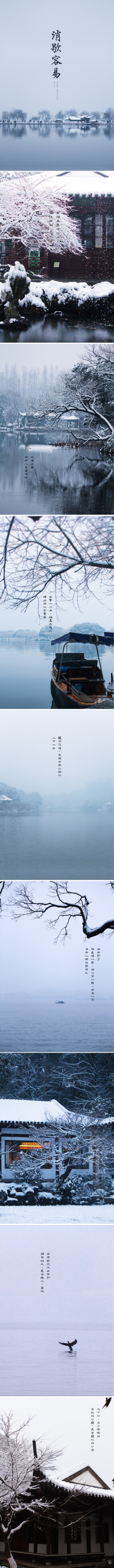 難留連，易銷歇。塞北花，江南雪。攝于2013年1月的杭州