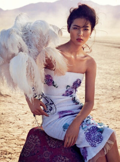 Liu Wen Travels With the Circus for Vogue Australia’s March Issue by Will Davidson