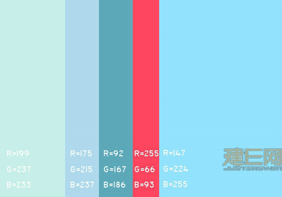 装修 设计 PPT 服装搭配 各方面都能用得上的配色美图