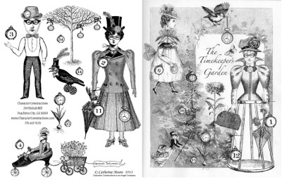 Timekeeper&#39;s Garden Front and Back Cover