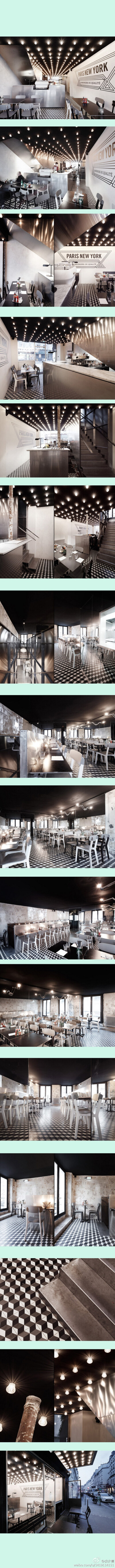 “欧普”： 餐厅，巴黎，设计CA