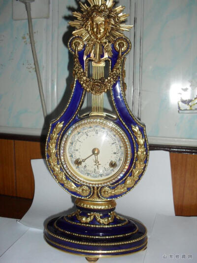 西洋珐琅古董钟_图5