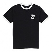 正品代购 潮T恤 STUSSY-SS PALM RINGER TEE 男女短袖T恤 情侣T恤