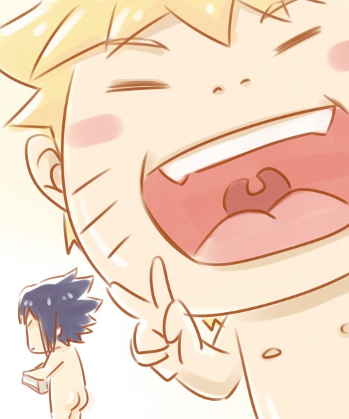 这么无耻的卖萌是要闹哪样。。佐助全果了。。。