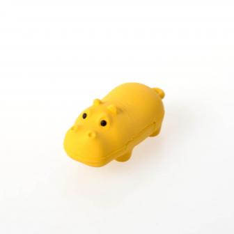 设计家闪购网/台湾bone 造型U盘-河马黄