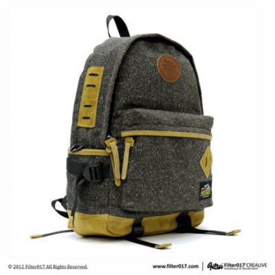 Filter017 WOOL BLEND OUTDOOR BACKPACK (混紡毛料戶外后背雙肩包)