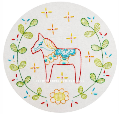 Swedish horse pattern - Dala Häst