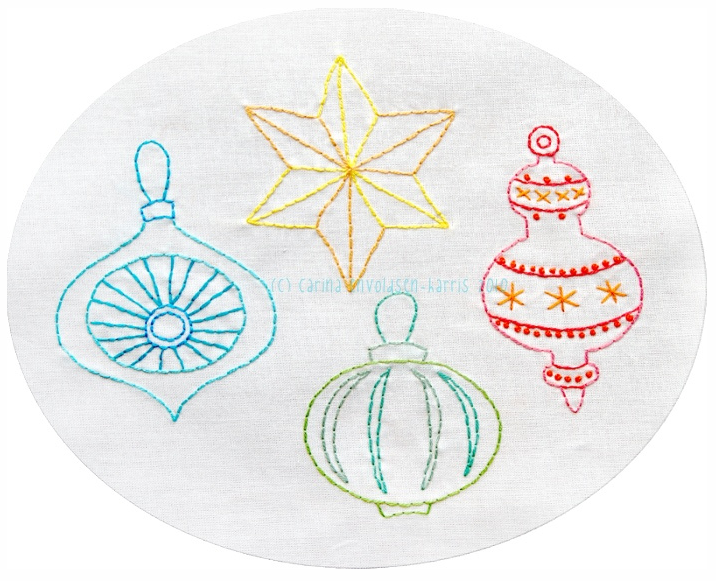 Vintage ornaments pattern