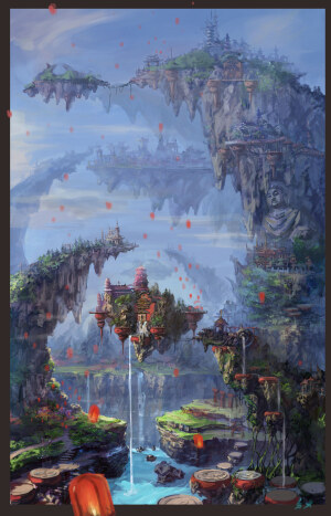 放灯   作品版权：Vic秀才