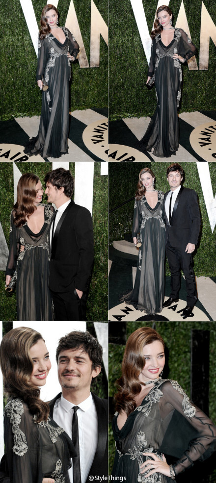 Miranda Kerr and Orlando Bloom ▌the 2013 Vanity Fair Oscar Party