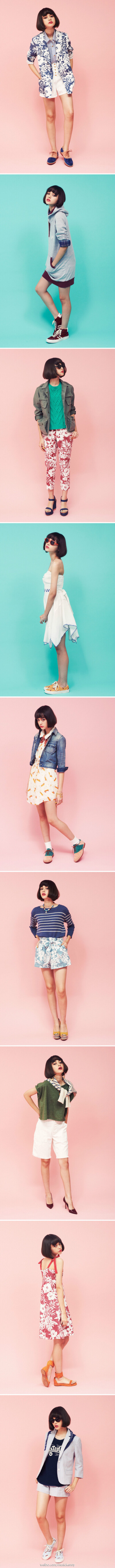 小个子女生手册, 玉城tina for naichichi 2013春夏搭配目录