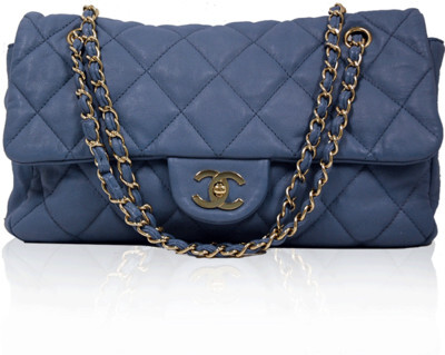 Chanel Denim Blue Quilted Flap Bag