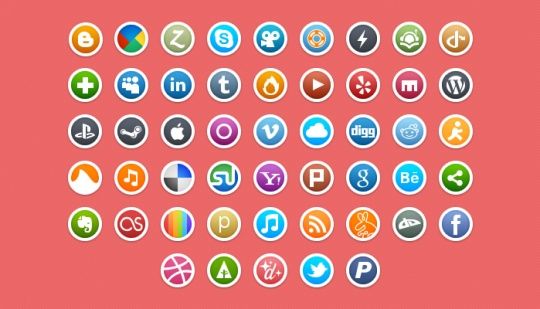 蛮常用的一组网页Icon图标素材下载