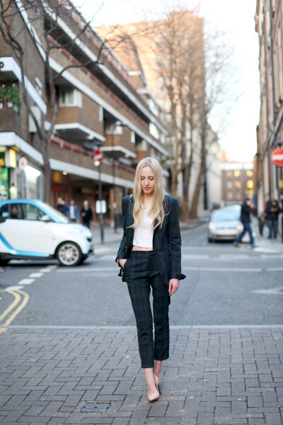 2013 秋冬时装周街拍特辑 - TARTAN SUIT，LONDON