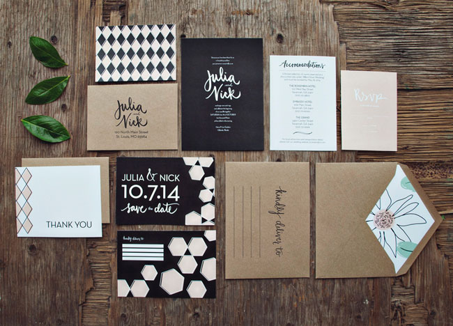 【杂】美食家系列婚宴请柬_Foodie Wedding Invitations by Yours is the Earth