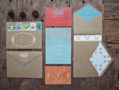 【杂】美食家系列婚宴请柬_Foodie Wedding Invitations by Yours is the Earth